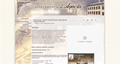 Desktop Screenshot of agneta.lt